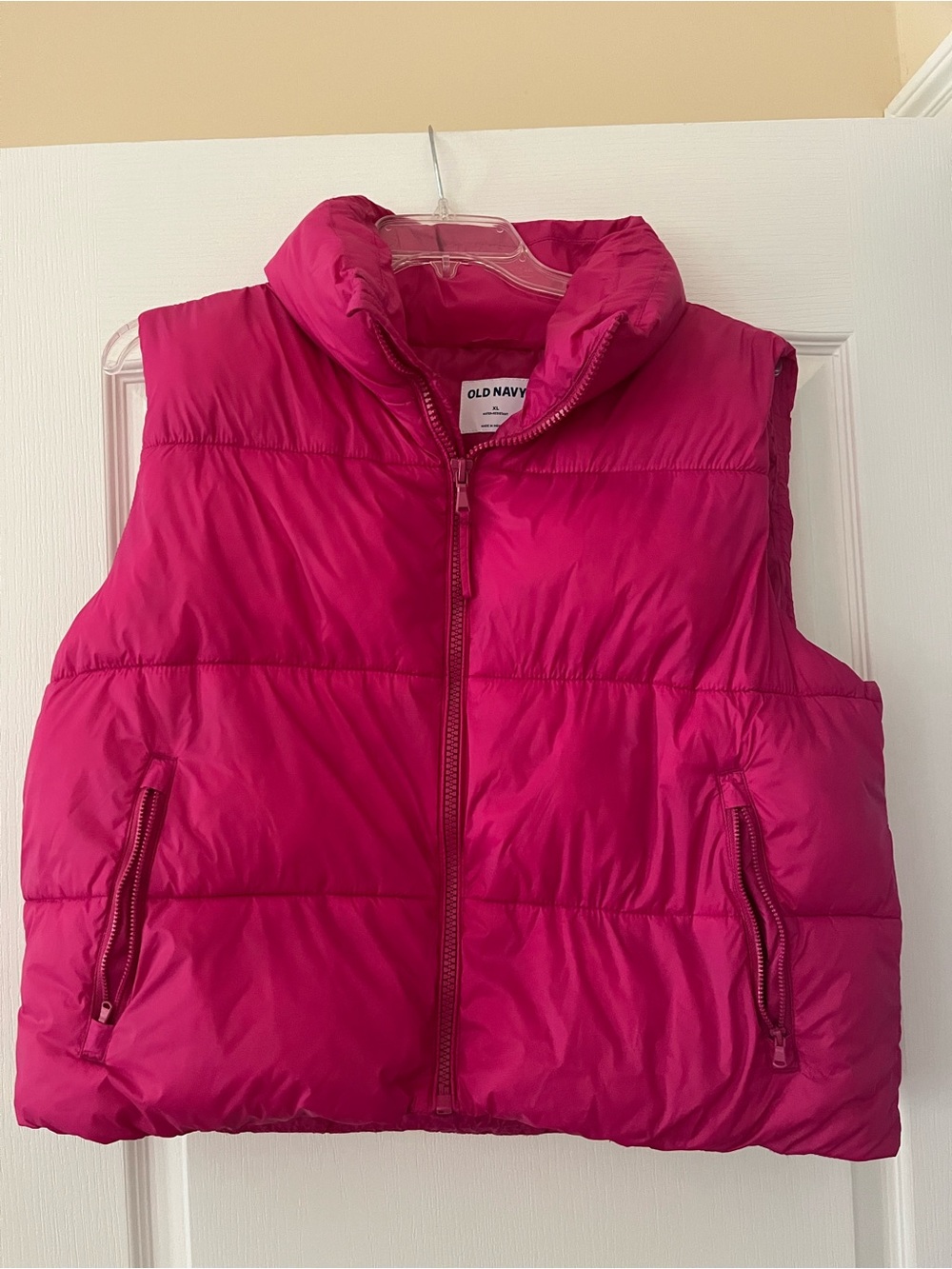 Old Navy Bright Pink Water-Resistant Jacket